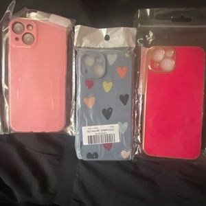3 iPhone 14 pink cases